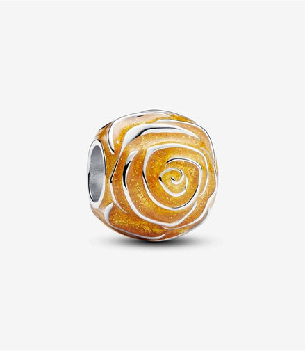 Pandora Moments Yellow Rose in Bloom Charm