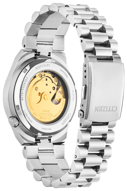 Citizen Men's TSUYOSA Black Dial Stainless Steel Bracelet Watch