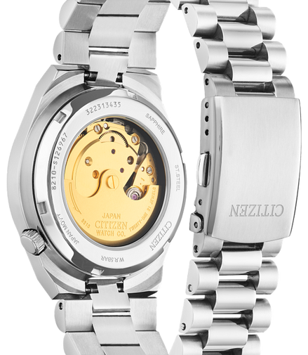 Citizen Men's TSUYOSA Black Dial Stainless Steel Bracelet Watch