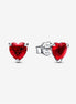 Pandora Moments Red Heart Stud Earrings