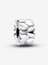 Pandora Moments Silver Heart Pattern Clip Charm