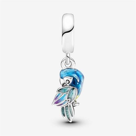 Pandora Moments Jungle Paradise Parrot Dangle Charm