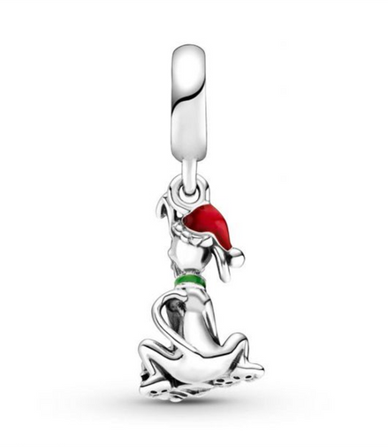 Pandora - Disney, Pluto Christmas Gift Charm