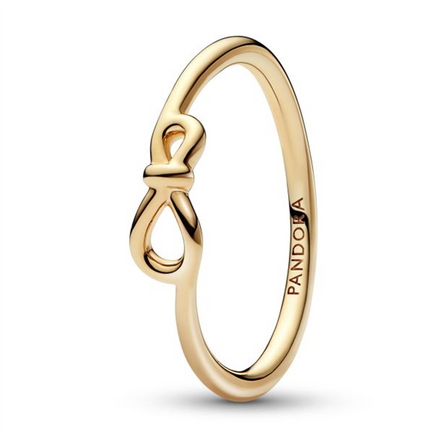 Pandora Moments Infinity Knot Ring Size 9