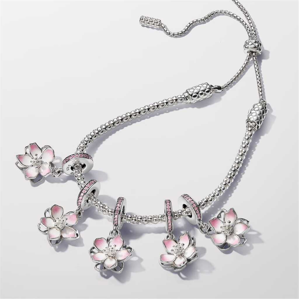 Pandora Moments Cherry Blossom Dangle Charm