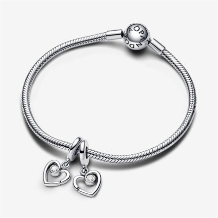 Pandora Moments "Forever & Always"  Splittable Dangle Charm