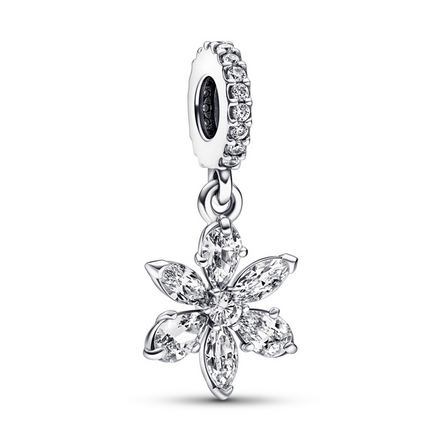 Pandora Timeless Sparkling Herbarium Cluster Dangle Charm