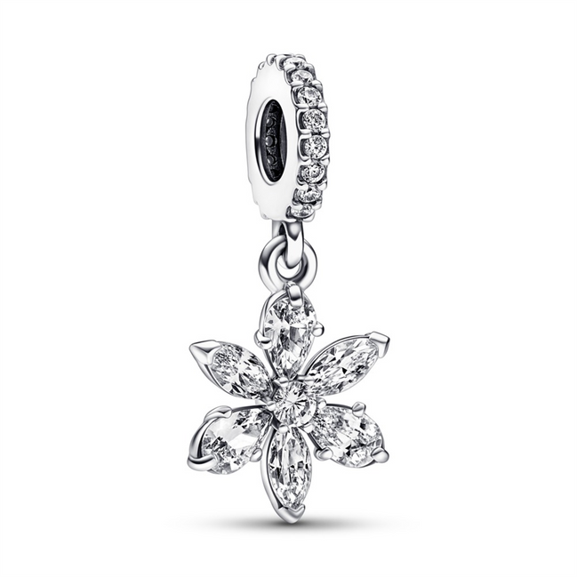 Pandora Timeless Sparkling Herbarium Cluster Dangle Charm