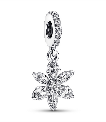 Pandora Timeless Sparkling Herbarium Cluster Dangle Charm