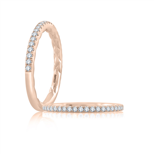 A.JAFFE 14K Yellow Gold 0.18 CTW Diamond Wedding Band