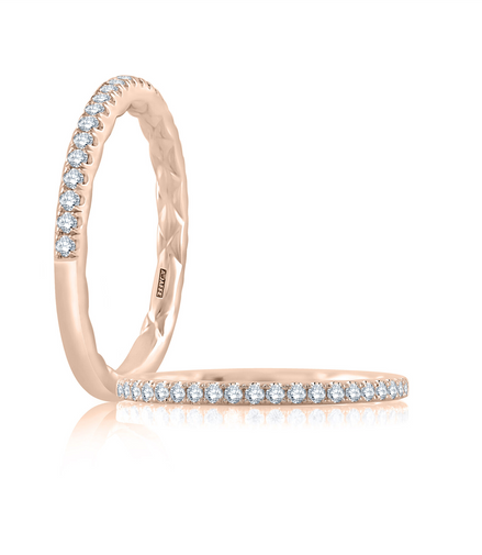 A.JAFFE 14K Yellow Gold 0.18 CTW Diamond Wedding Band