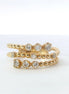 14K Yellow Gold and 0.41 CTW DIamond Fashion Wrap Ring