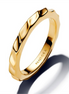 Pandora Essence Rippled Band Gold-Plated Ring Size 7.5