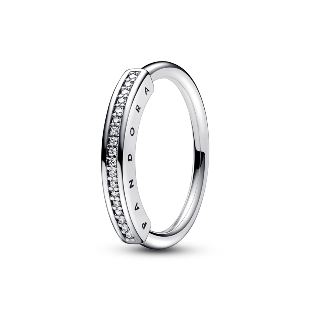 Pandora Signature ID Pave Ring Size 7