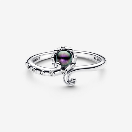 Pandora Disney The Little Mermaid Ursula Ring Size 4.5