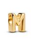 Pandora Letter M Alphabet Gold-Plated Charm