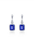 Lafonn 1.82  CTW Simulated Diamond And Sapphire Birthstone Earrings