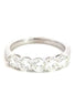 Lab Grown 5 Stone Diamond Wedding Band