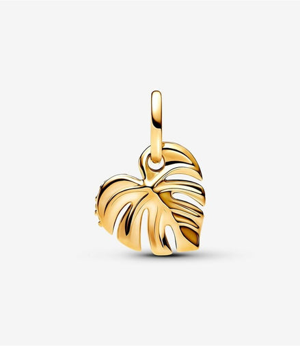 Pandora Moments Sparkling Monstera Leaf Dangle Charm