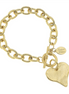 Susan Shaw Heart Toggle Bracelet