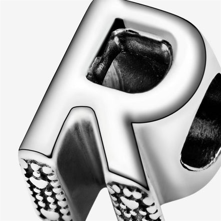 Pandora Moments Letter R Alphabet Charm