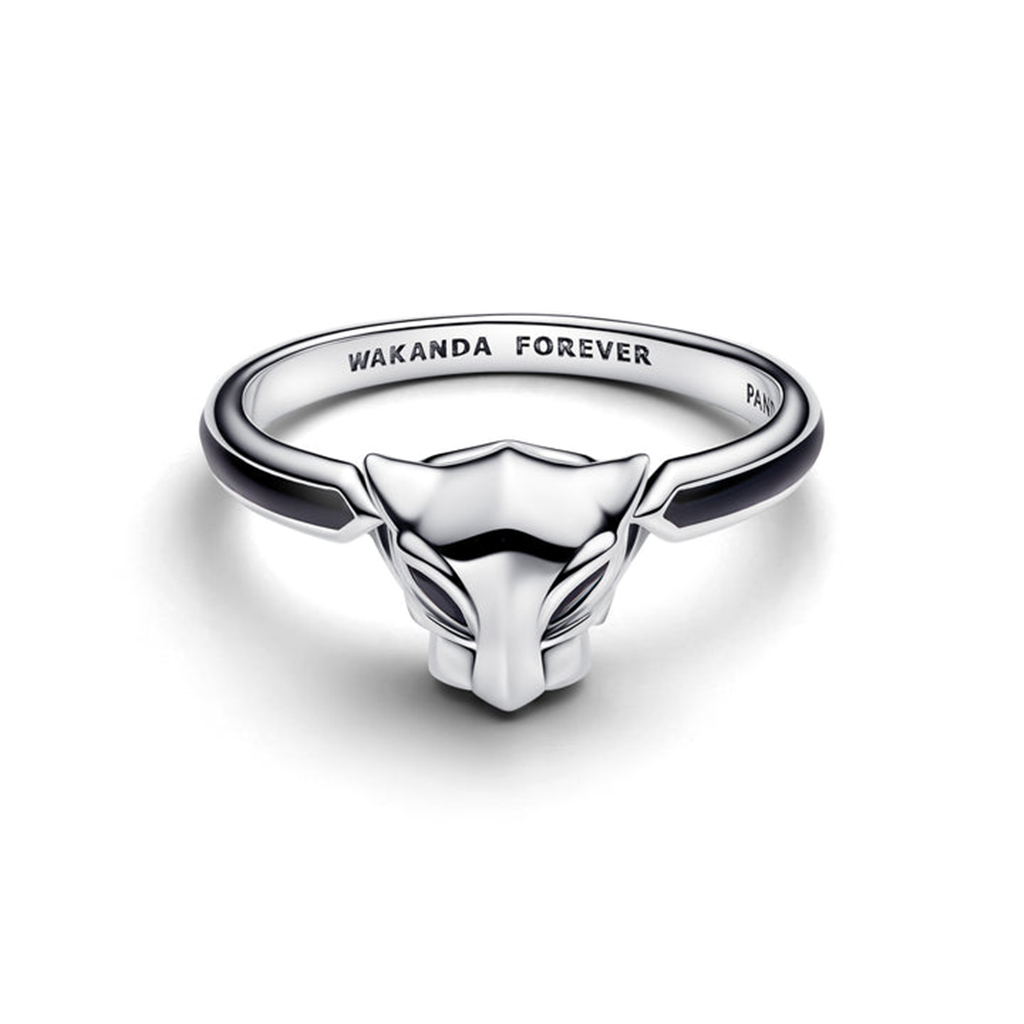 Pandora Marvel Black Panther Ring Size 7