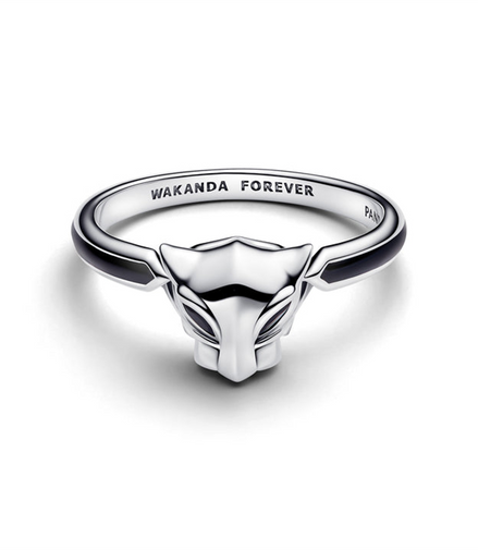 Pandora Marvel Black Panther Ring Size 7