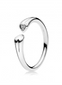Pandora Open Two Hearts Ring Size 7