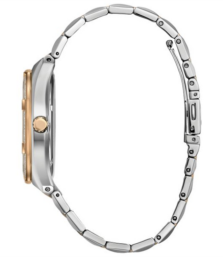 Citizen Eco-Drive Corso Diamond Gray Dial Two-Tone Stainless Steel Bracelet Watch