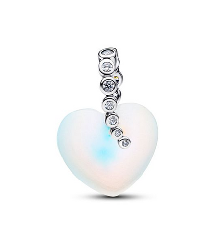 Pandora Shooting Star & Heart Dangle Charm