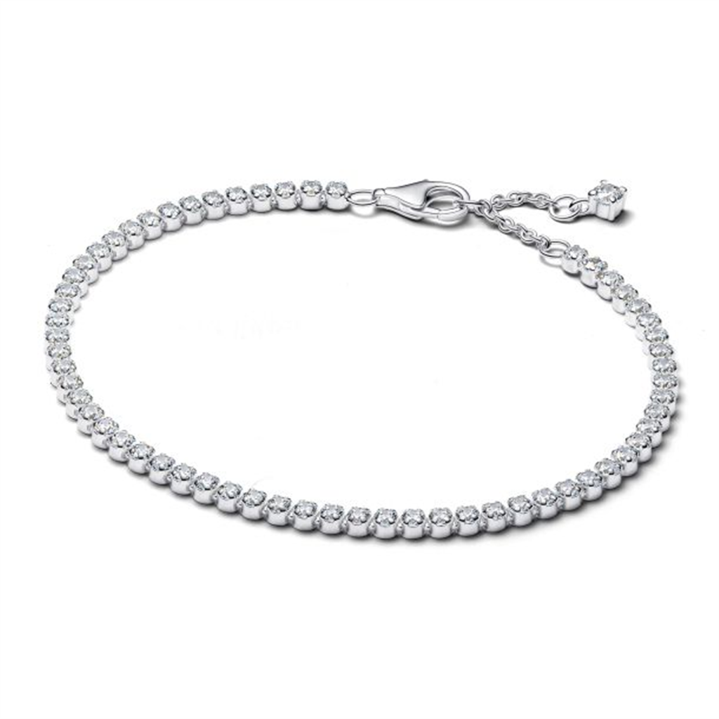 Pandora Sparkling Tennis Bracelet Size 20