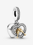 Pandora Moments Two-Tone Happy Anniversary Dangle Charm