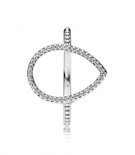 Pandora Timeless Teardrop Silhouette Ring Size 7.5