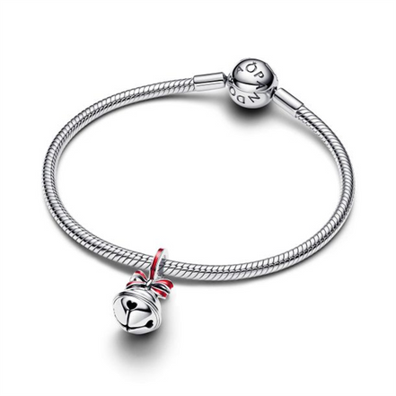 Pandora Holiday Bell Dangle Charm