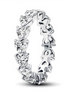 Pandora Timeless Row of Hearts Eternity Ring Size 9