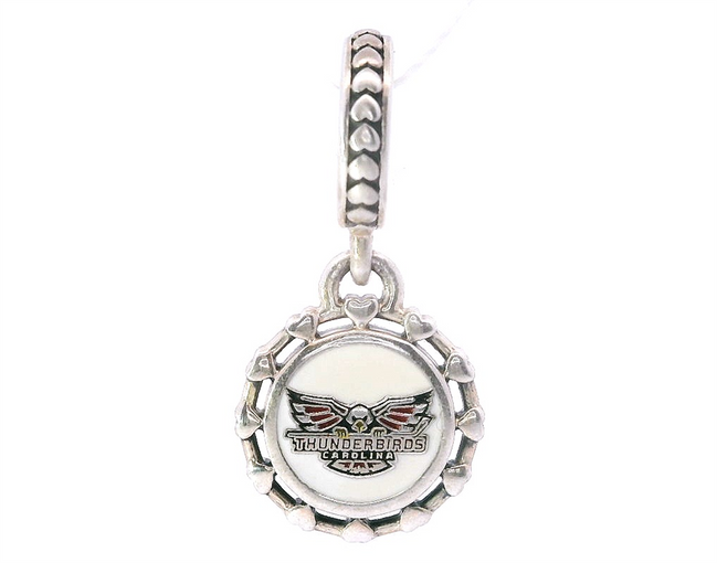 Pandora Custom Carolina Thunderbirds Dangle Charm