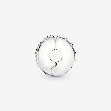 Pandora Moments Clear Sparkling Row Clip Charm