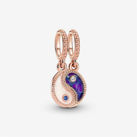 Pandora Moments Splittable Yin & Yang Sparkling Dangle Charm