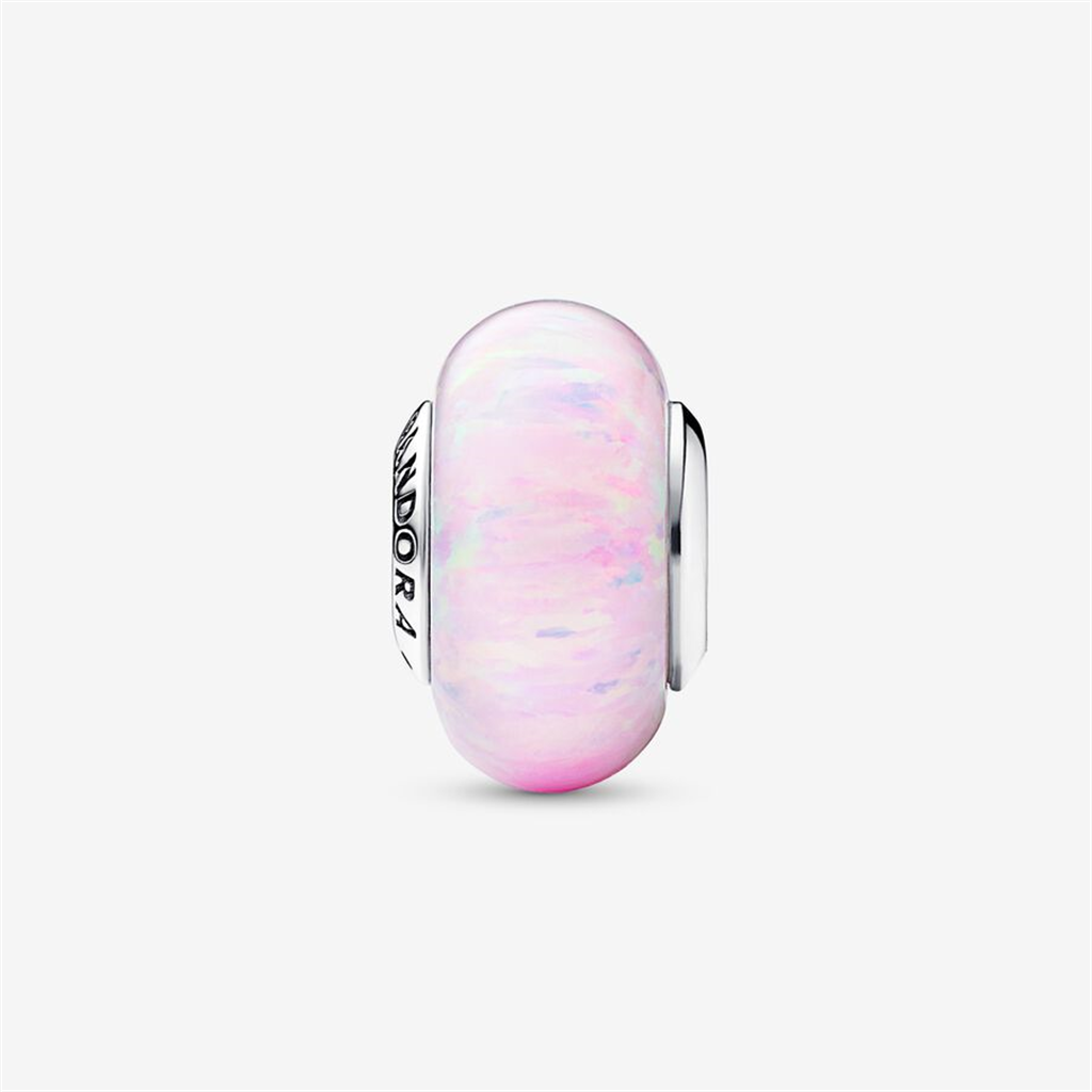 Pandora Moments Opalescent Pink Murano Charm
