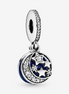 Pandora Moments Moon And Star Silver Dangle