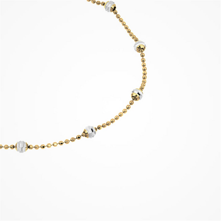 Desmos Two Tone Shine Bracelet 7.25"