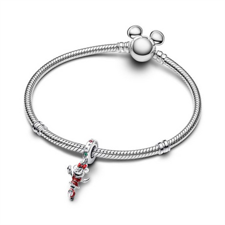 Pandora Disney Minnie Mouse Ice Skating Dangle Charm
