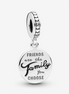 Pandora Moments "Friends Are Family" Engraveable Tag Charm
