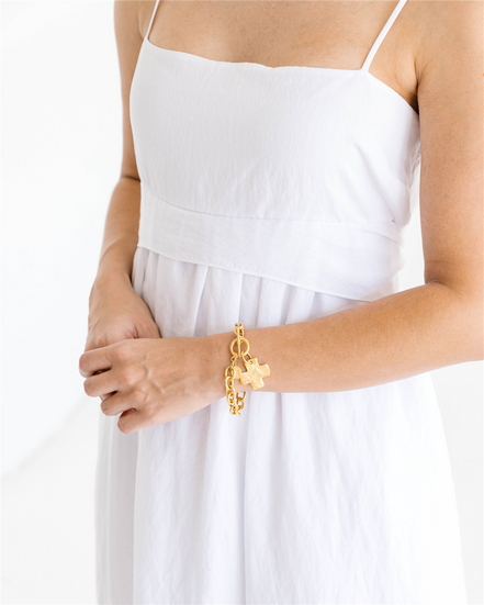 Susan Shaw Cross Toggle Bracelet