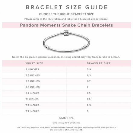 Pandora Disney Tinker Bell Clasp Moments Snake Chain Bracelet Size Size 18