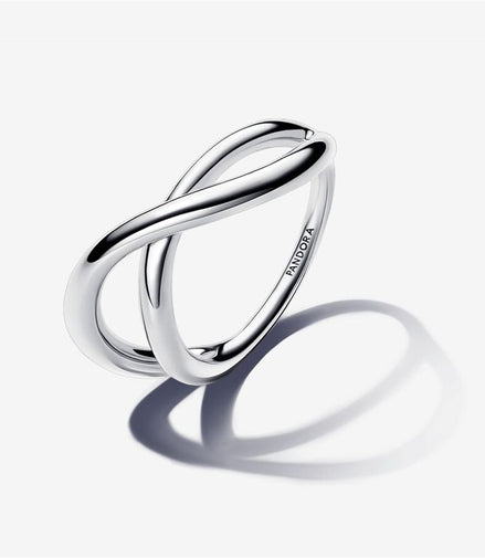 Pandora Essence Organically Shaped Infinity Ring Size 6
