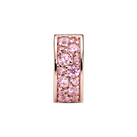 Pink Pavé Clip Charm