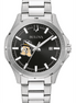 Bulova Men's Wake Forest Demon Deacon Stainless Steel Watch With Black Dial
