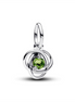 Pandora Moments August Spring Green Eternity Circle Dangle Charm