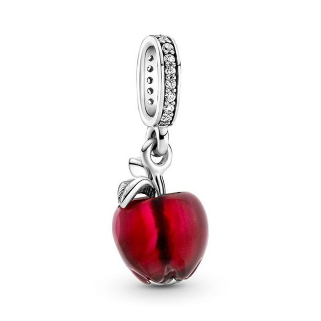 Pandora Murano Glass Red Apple Dangle Charm